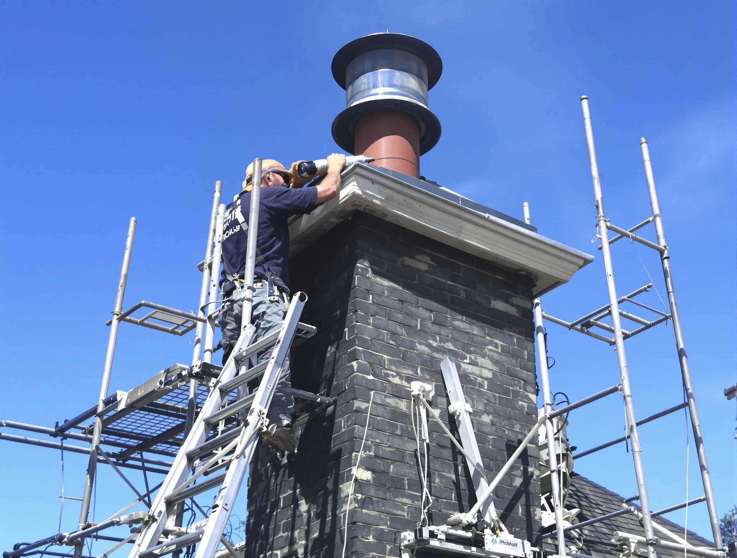 Sturdy chimney crown finished by Washington Chimney Sweep in Washington, PA