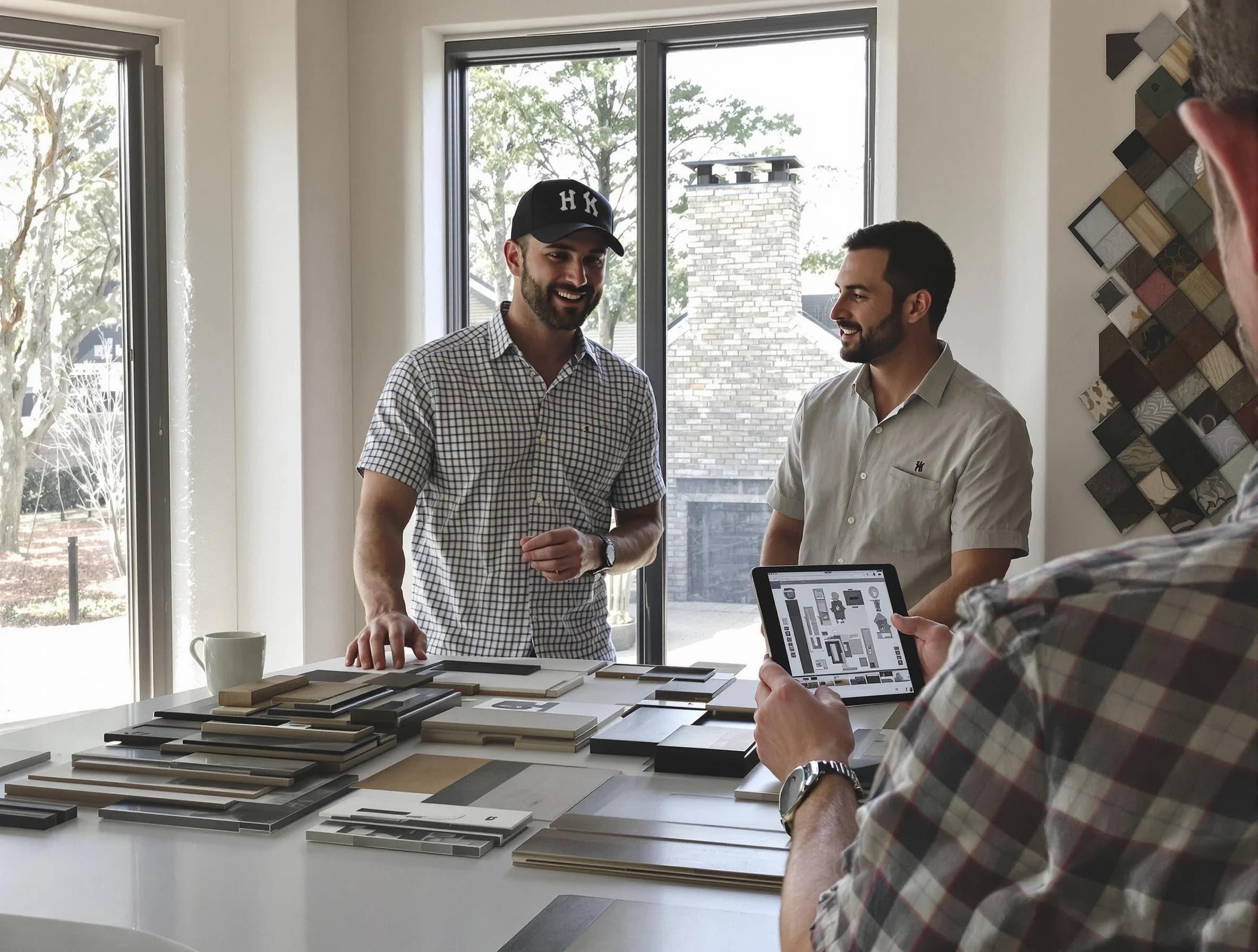 Washington Chimney Sweep remodeling a chimney and fireplace in Washington, PA